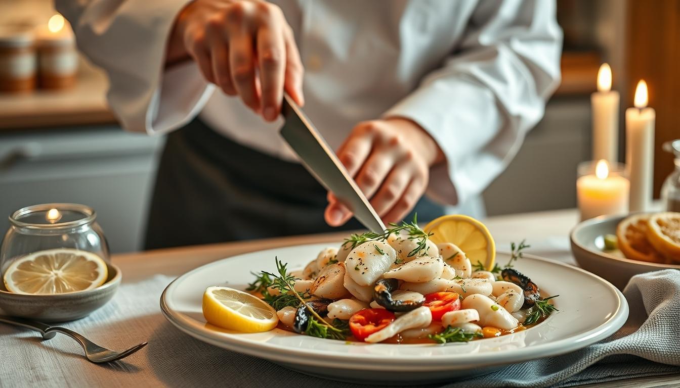 Fresh seasonal cooking dish